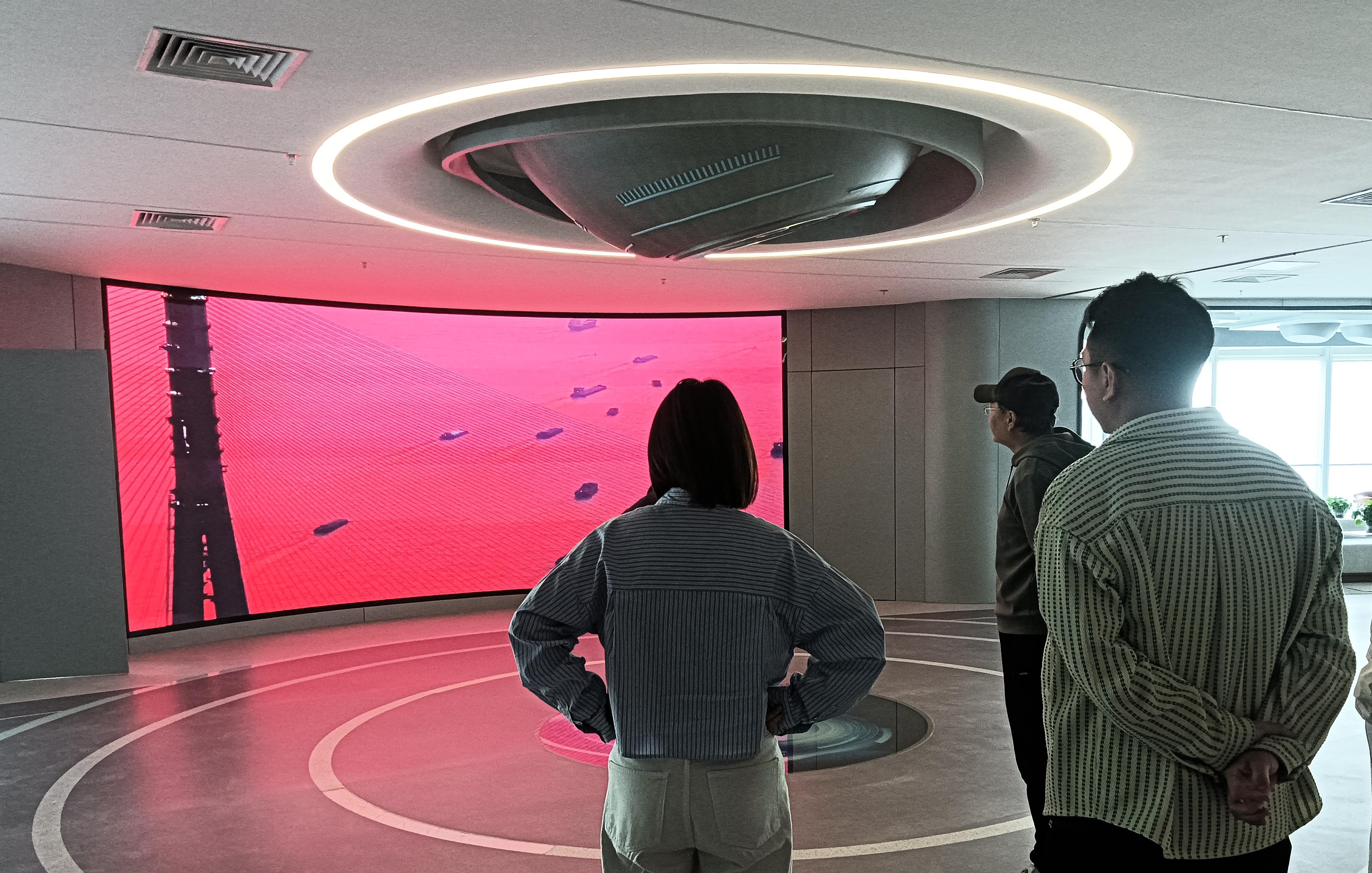 常州广电传媒中心软膜屏P1.53